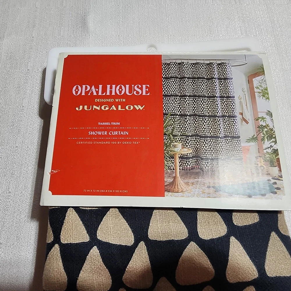 Opalhouse shower curtains tassels 72x72 inches tassel trim